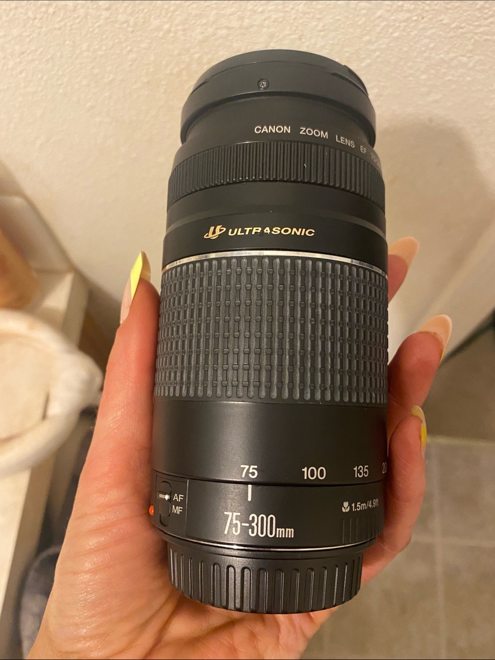 Canon 75-300mm Ultrasonic Zoom Lens - Black